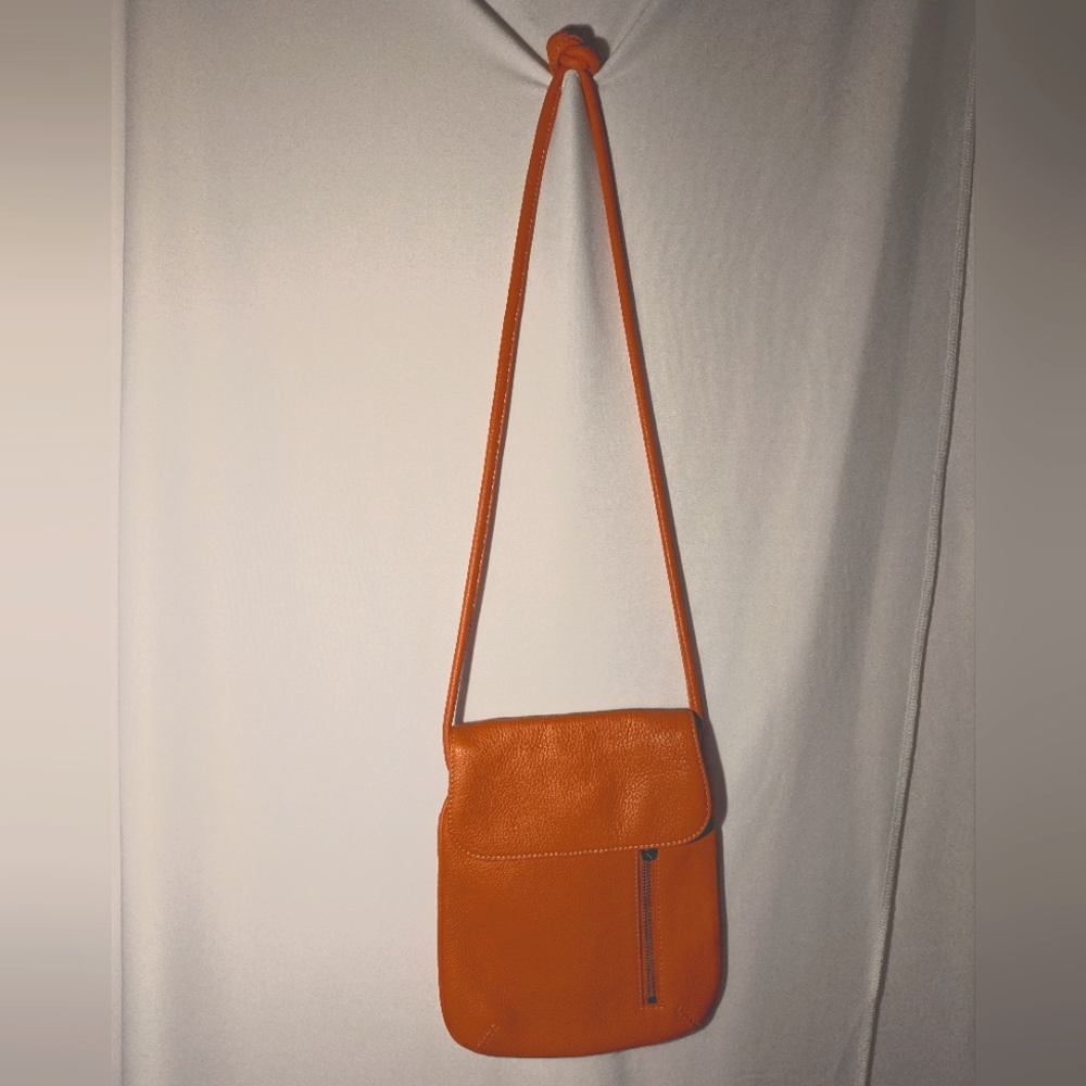 Tignanello Orange Crossbody Purse